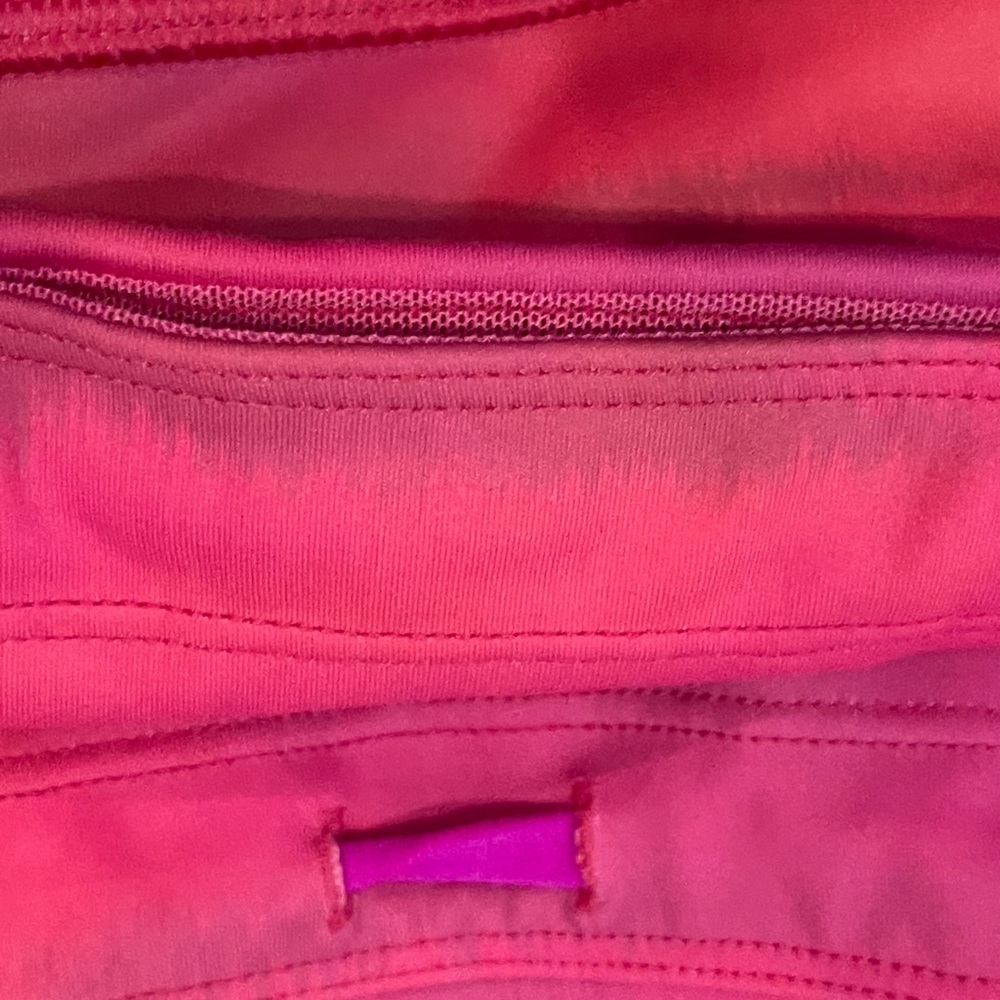 guc Athleta rainier printed tight Pink and Orange Leggings xs - Picture 10 of 11